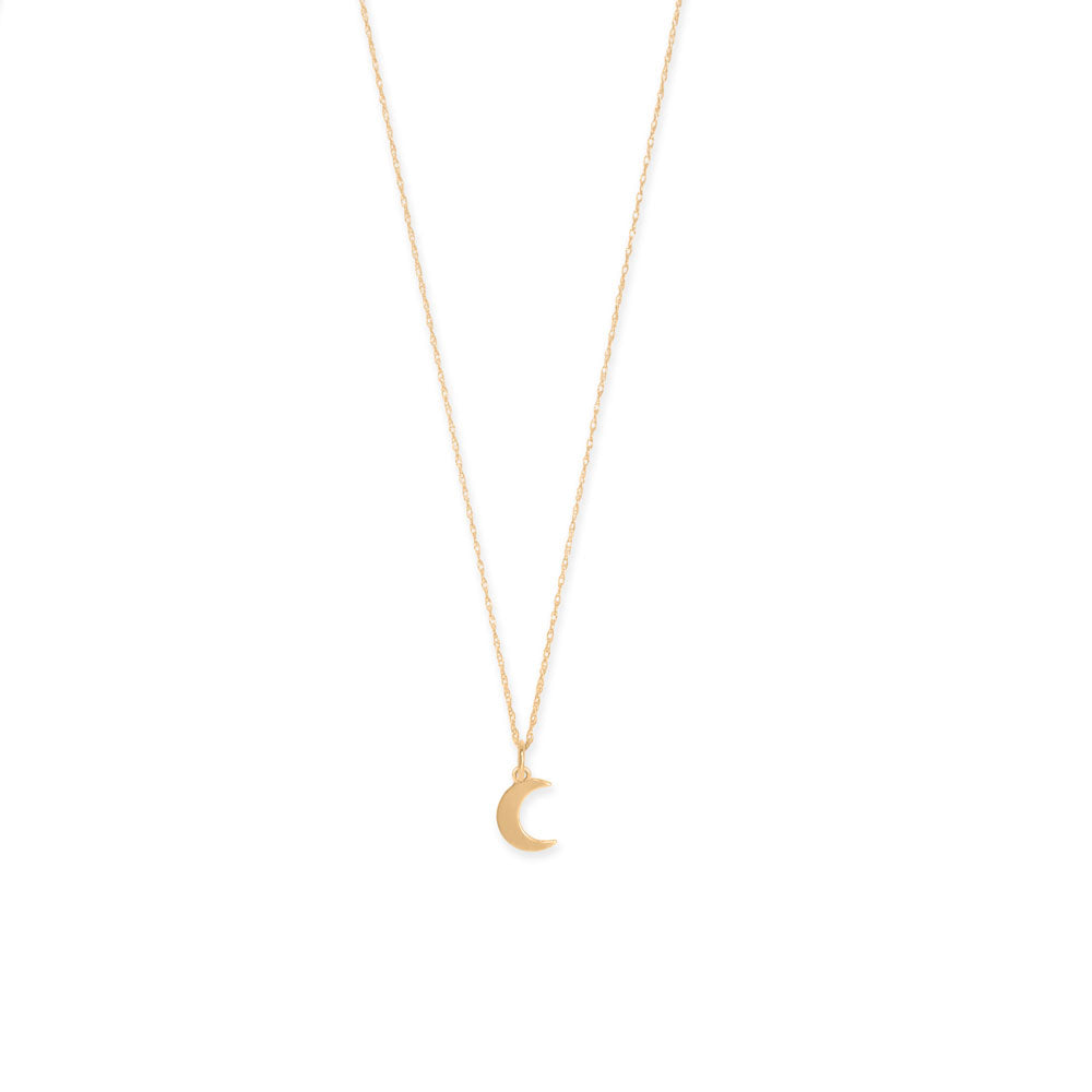 14 Karat Gold Rope Pendant Chain