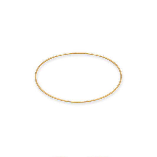 Smooth Wire 14/20 Gold Filled Bangle Bracelet - Sparks and Gem