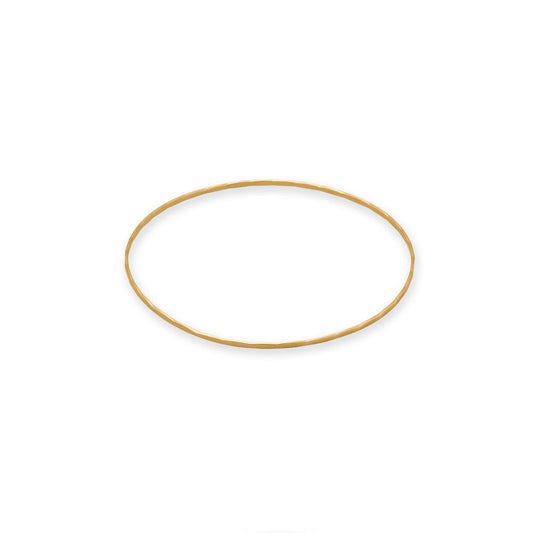 14/20 Gold Filled Hammered Wire Bangle Bracelet