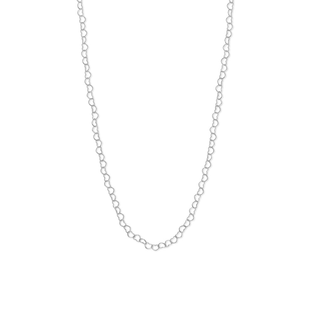 Dainty Linked Heart Chain Necklace