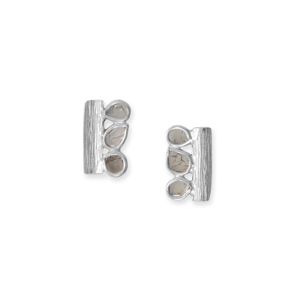 Polki Diamond Stud Earrings - Sparks and Gem