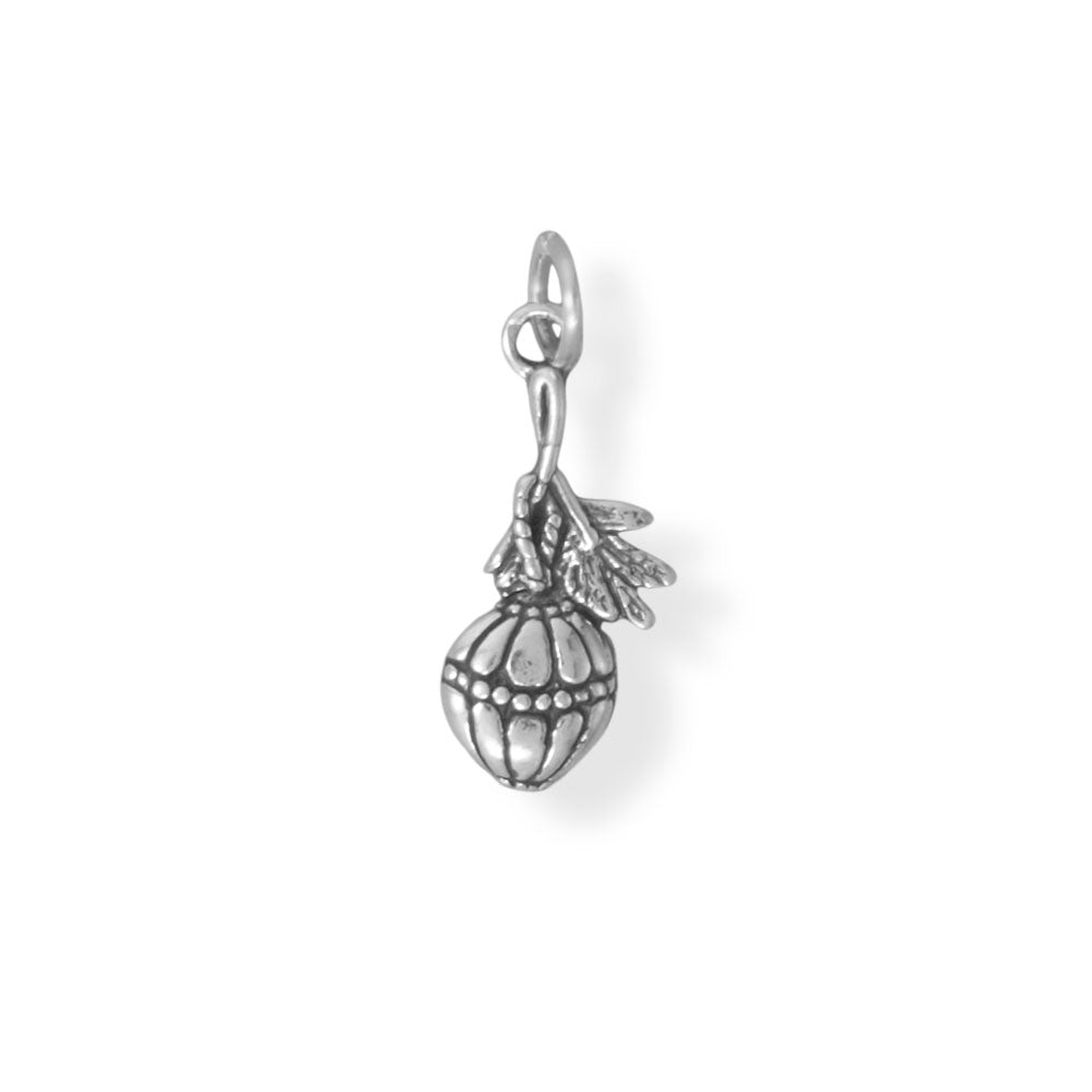 Holiday Tree Ornament Sterling Silver Charm - Sparks and Gem